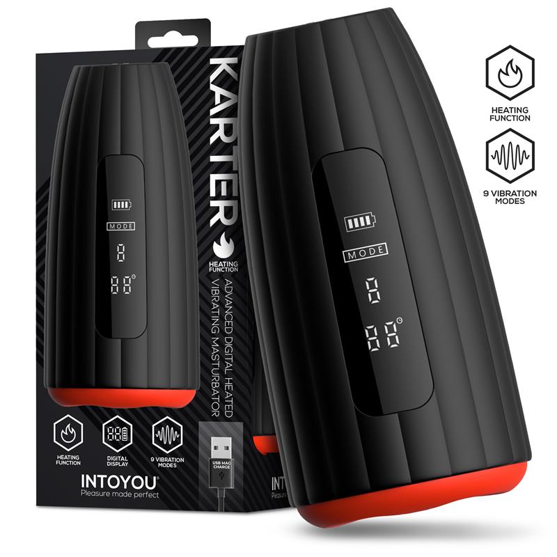 Intoyou Karter Advanced Masturbator With Vibration, Heat And Digital Screen