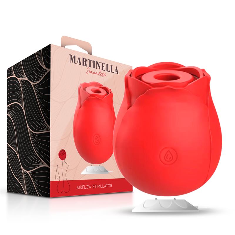 Martinella Rose Stimulator with Suction