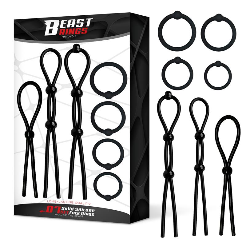 Beast Rings 07 Set Solid Cock Rings