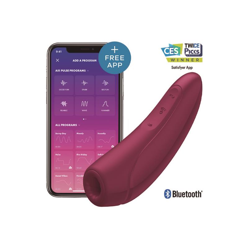 Satisfyer Stimulator Curvy 1 + Ruusunpunainen