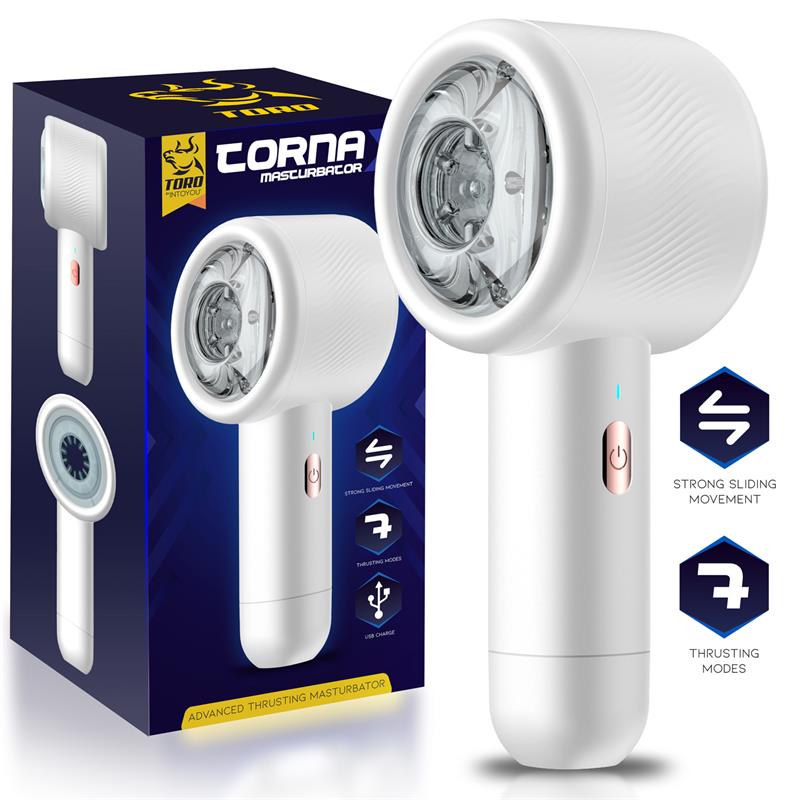 REV Työntövoimainen ja Värisevä Miesmasturbaattori