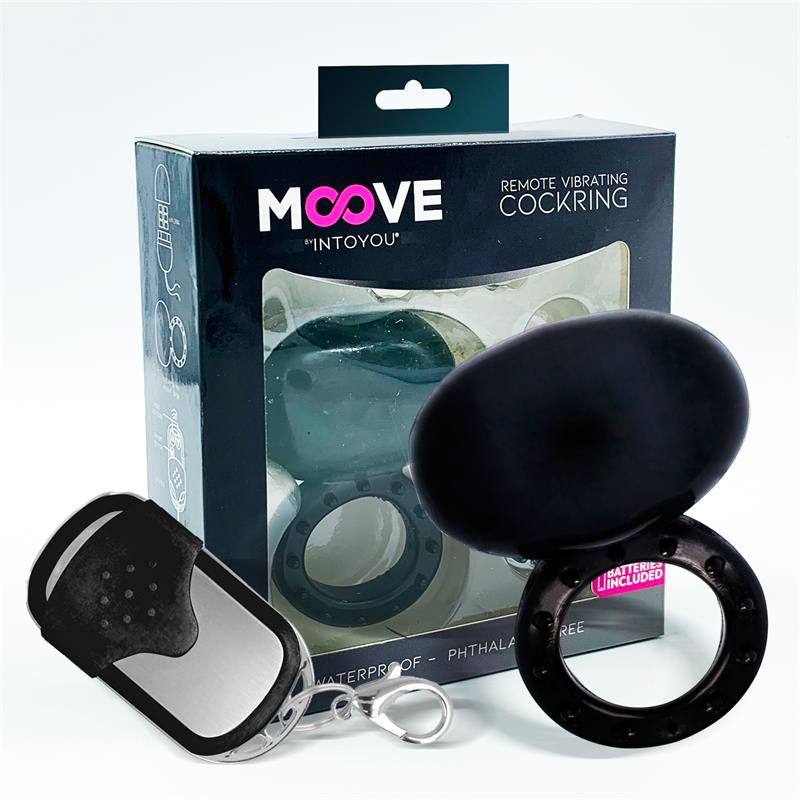 Moove Vibrating Penis Ring With Remote Control