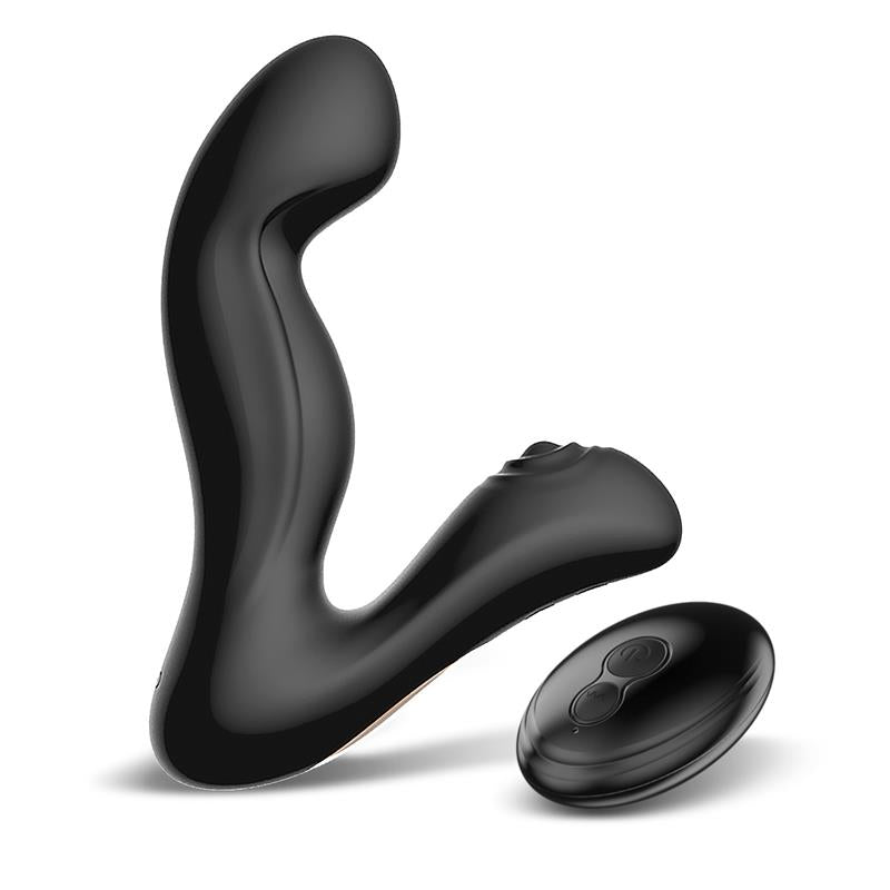 Action Convo Prostate Massager With Tapping And Finger Wiggle Function