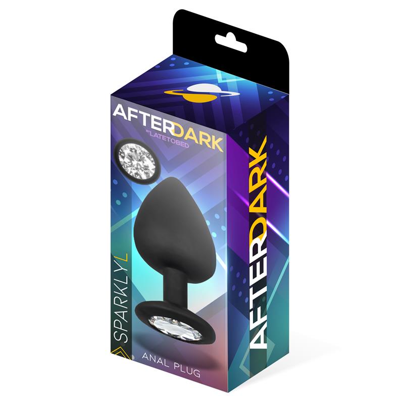 Afterdark Sparkly Butt Plug silicone