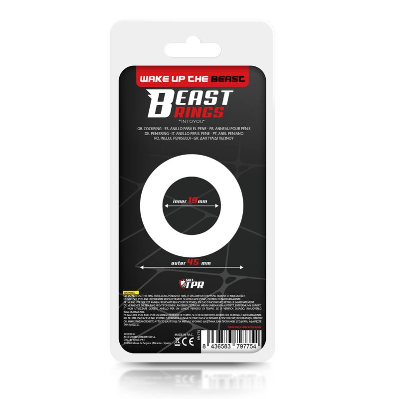 Beast Rings Super Flexible Striped 1.9CM
