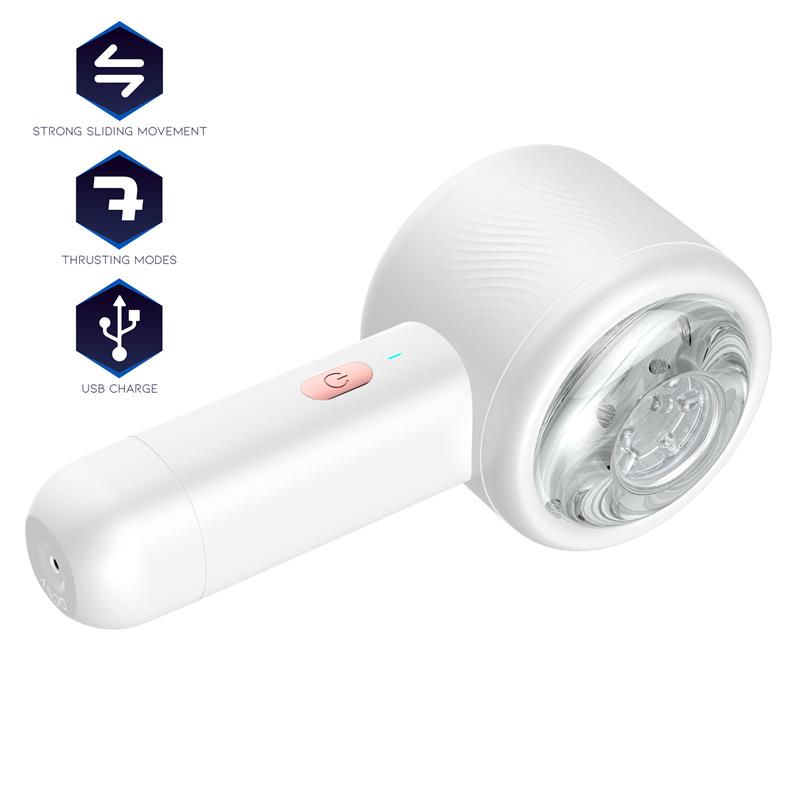 REV Työntövoimainen ja Värisevä Miesmasturbaattori