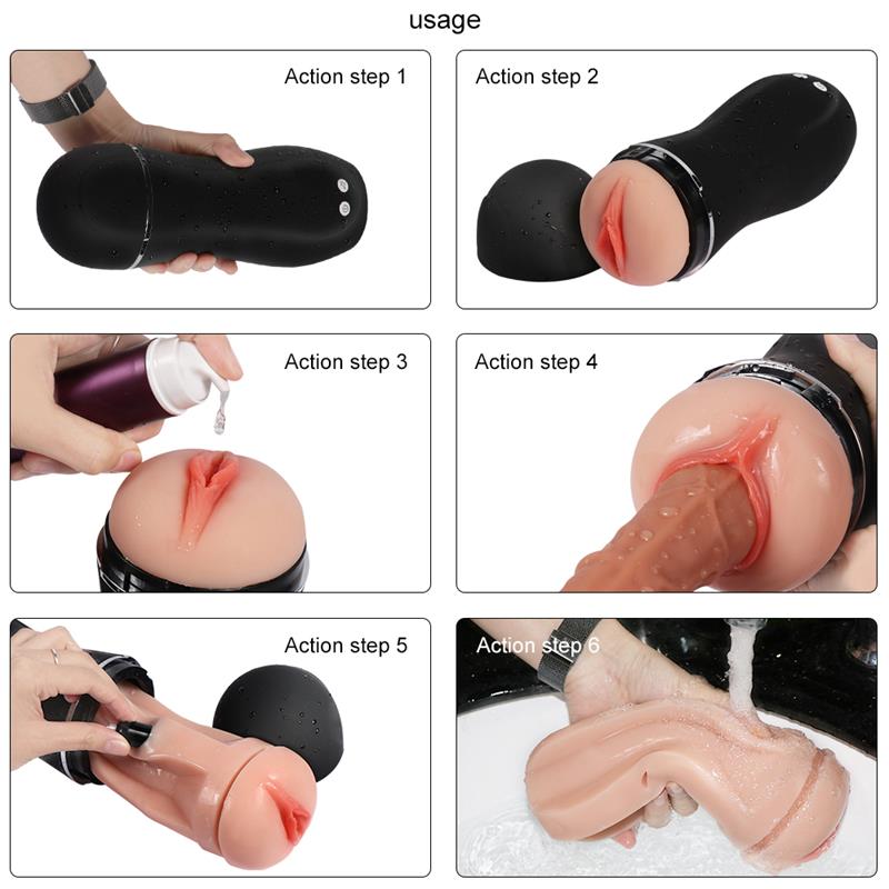 Sheque Vibrating Masturbation USB Tiny Man