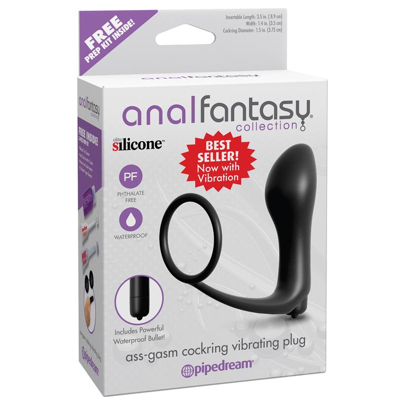 Anal Fantasy Cock Ring Vibrating Plug