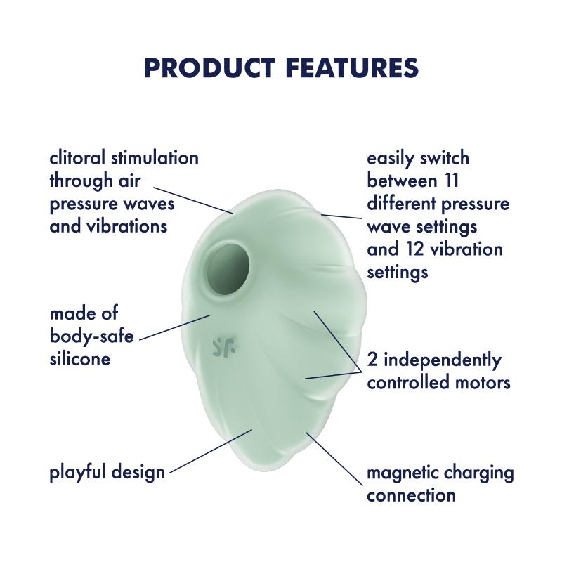 Satisfyer Cloud Dancer Vibrating Clitoral Stimulator