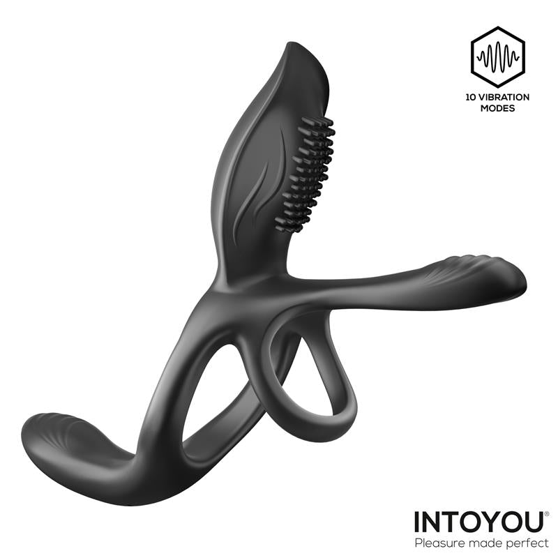Intoyou Daxer Girth Gainer Vibrating Double Cock Ring