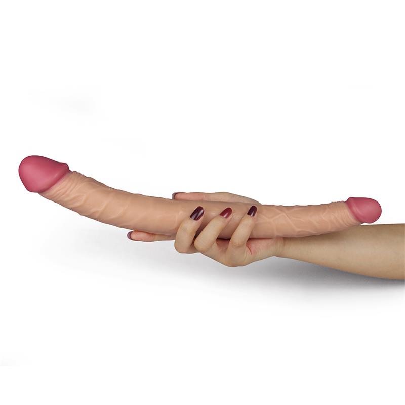 Double Dildo Ladykiller 14" Flesh