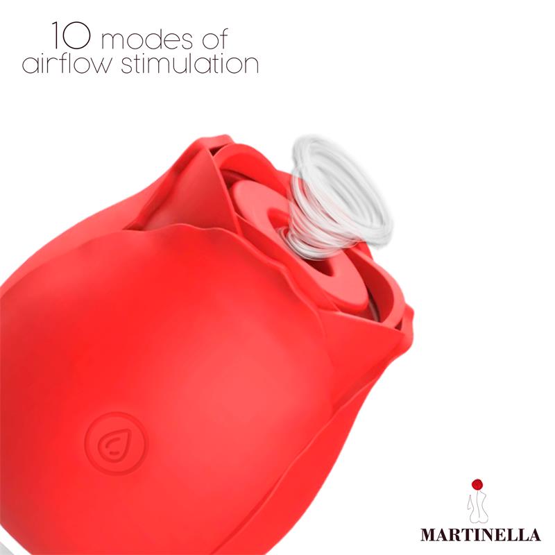 Martinella Rose Stimulator with Suction