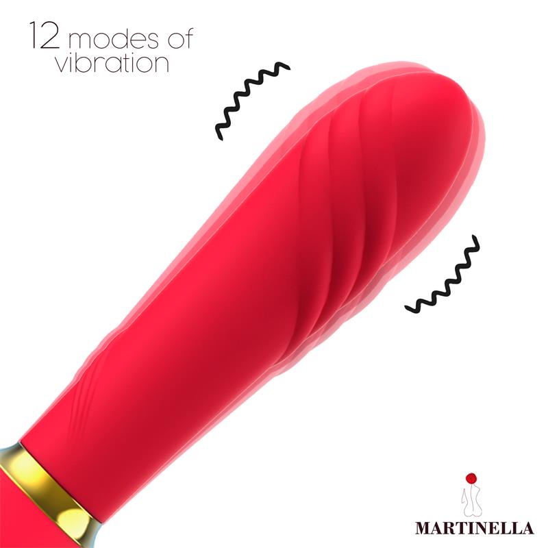 Martinella Rose With  Suction and Vibe 2 In 1