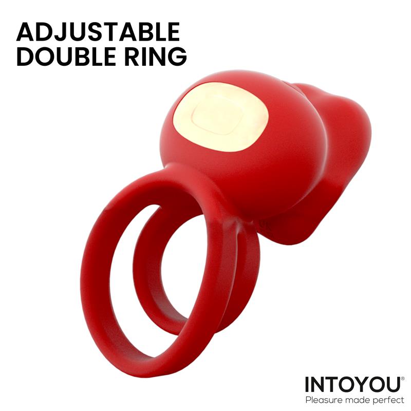 Bittey Penis Ring With Vibration And Biting