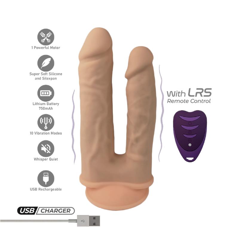 Silexd Double Dildo Remote Control