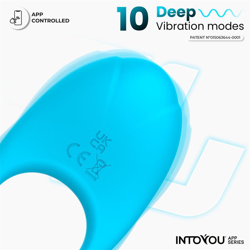 INTOYOU App Series Ringo Vibrating Ring With App