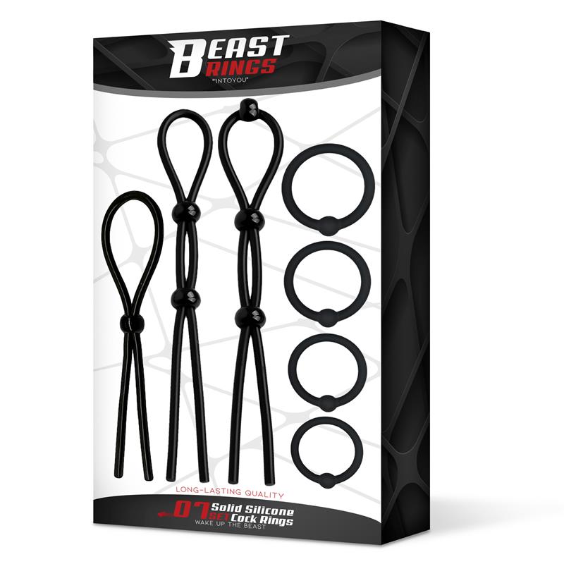 Beast Rings 07 Set Solid Cock Rings