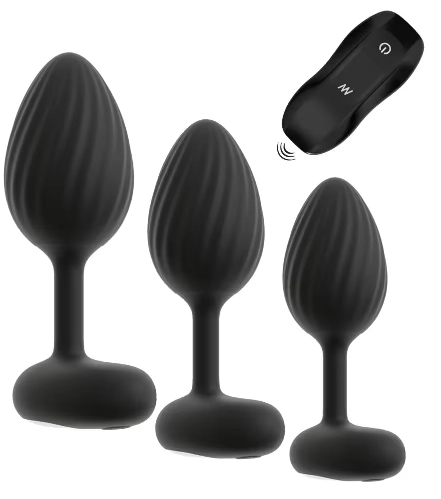 Anos RC Butt Plug Set with Vibration