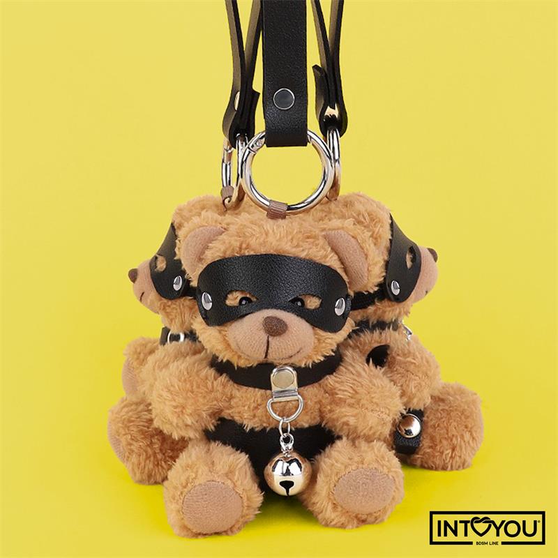Bearly Keychain Teddy With Harness