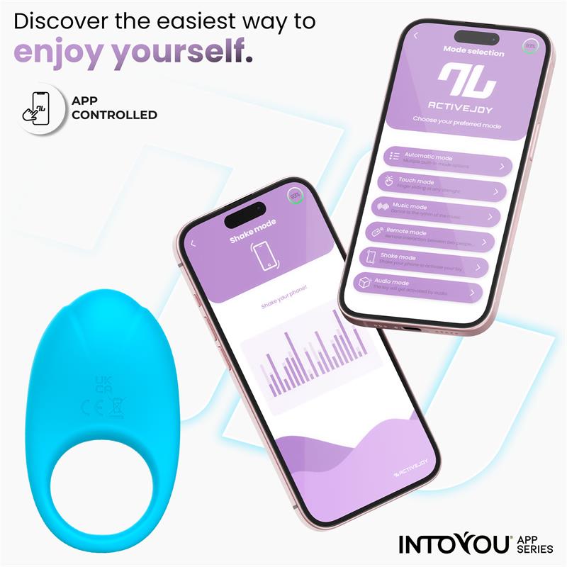 INTOYOU App Series Ringo Vibrating Ring With App