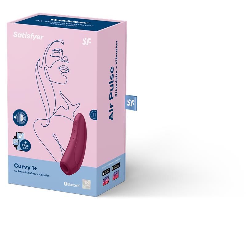 Satisfyer Stimulator Curvy 1 + Ruusunpunainen