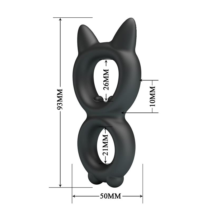 Crazy Bull Toran Double Penis Ring Mod 20