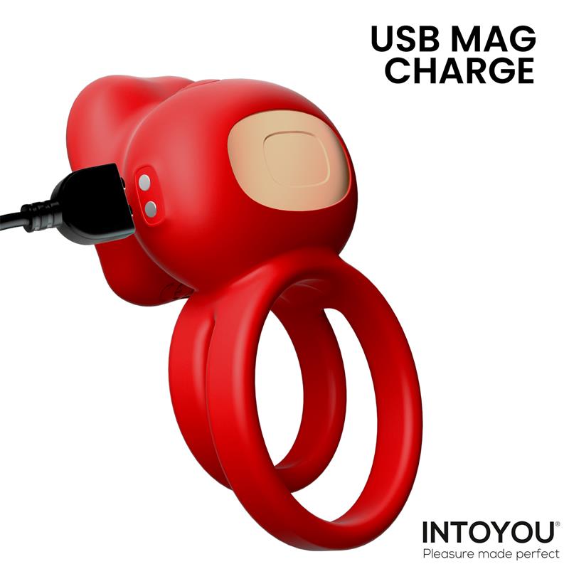 Bittey Penis Ring With Vibration And Biting