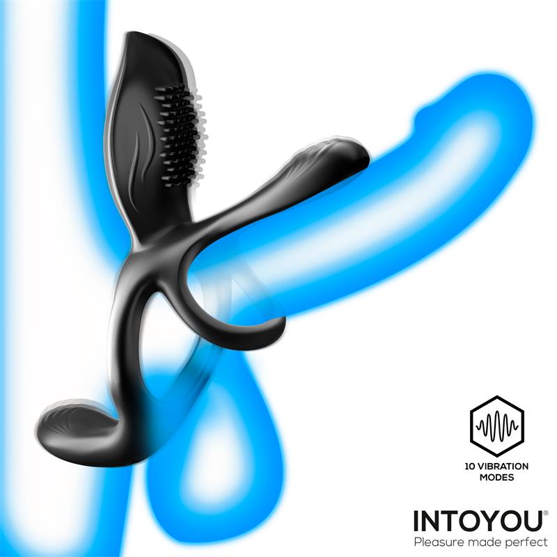Intoyou Daxer Girth Gainer Vibrating Double Cock Ring