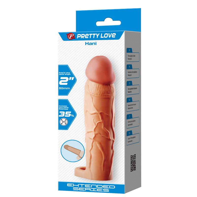 Pretty love Extended Penis Sleeve 2"Hani