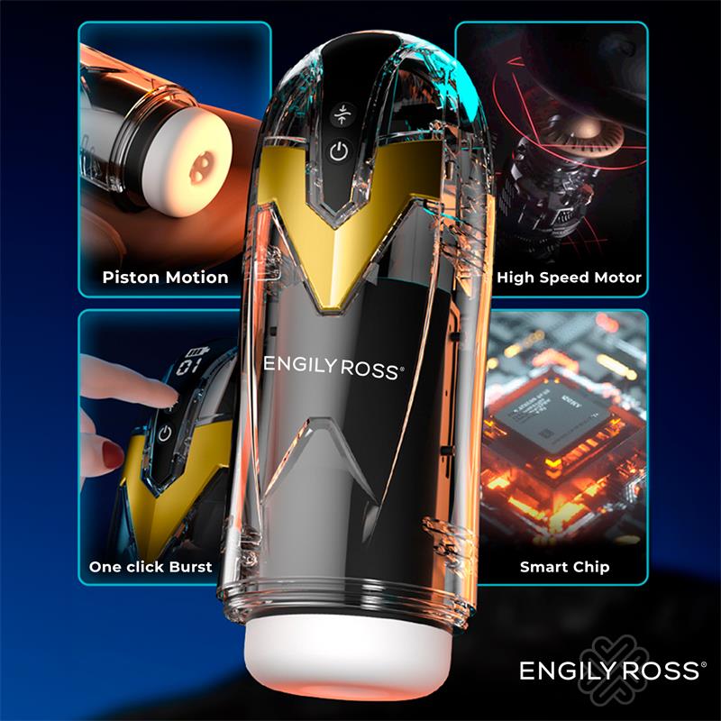 Engily Ross Bloster Automaattinen Työntövoimainen Miesmasturbaattori