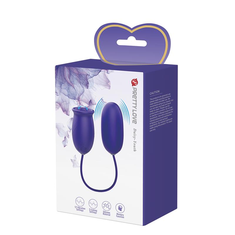 Pretty Love Egg Vibrator With Tongue