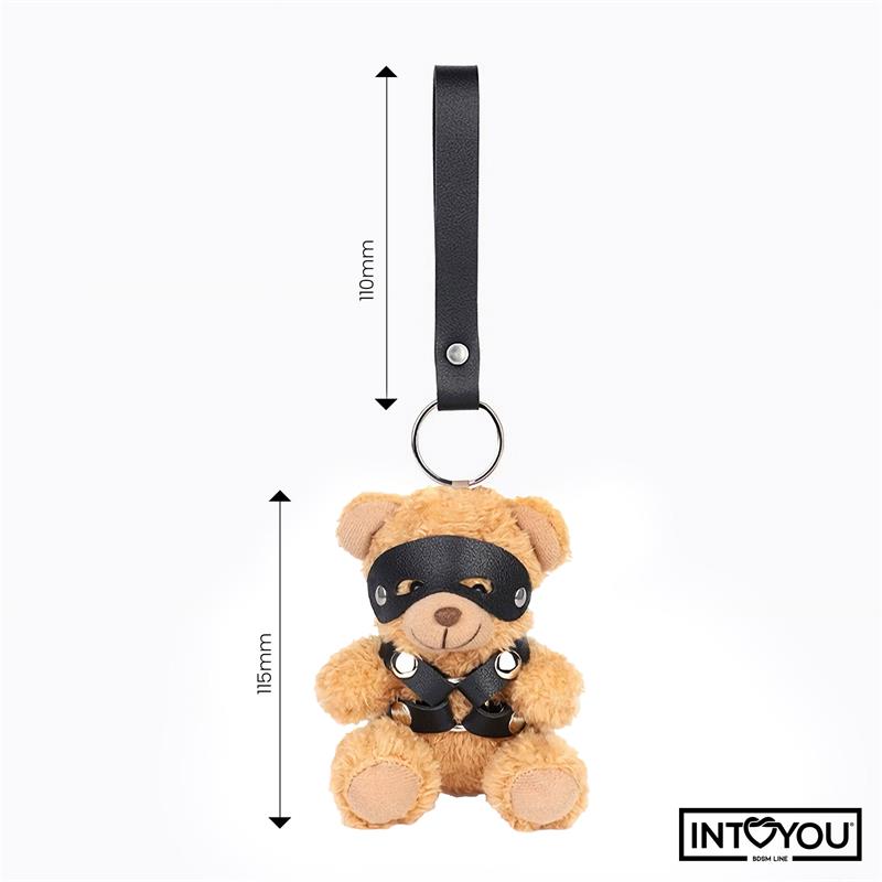 Bearly Keychain Teddy With Harness