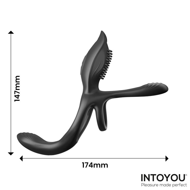 Intoyou Daxer Girth Gainer Vibrating Double Cock Ring