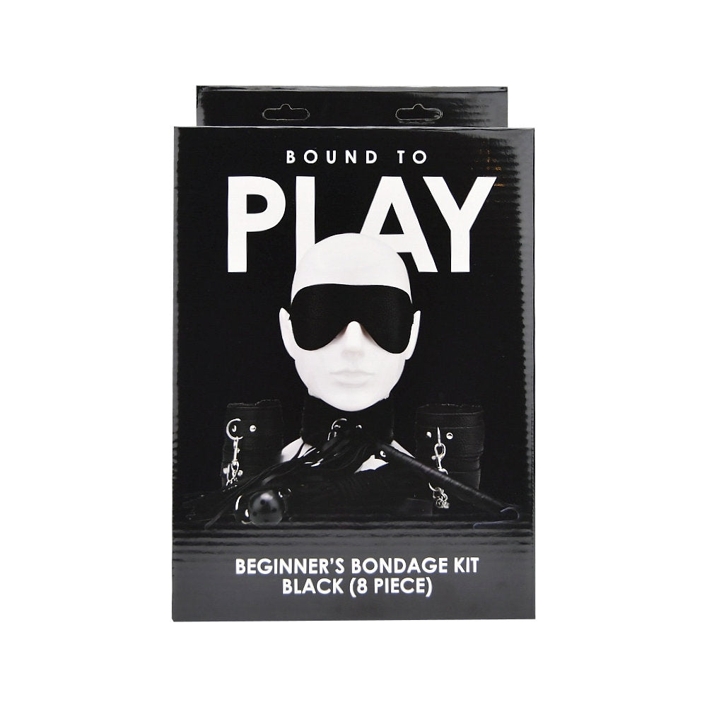 Bound to Play Beginner’s Bondage Kit Black (8 Piece)