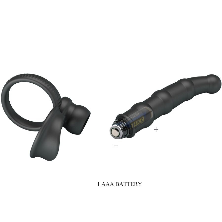 Tatum Cock Ring With Vibrating Plug